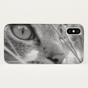 猫の顔 iPhone X ケース