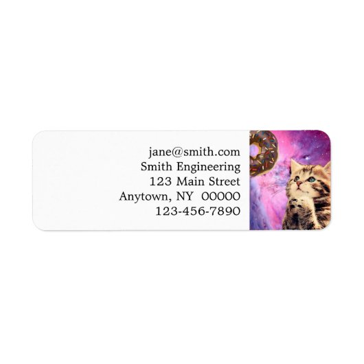 猫の願いドーナツ ラベル (正面)