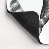 猫の飛び跳ね マウスパッド (コーナー)