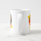 猫の食べ物のパフ ジャンボコーヒーマグカップ (裏面)