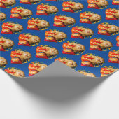 猫の食べ物のパフ ラッピングペーパー (角)