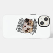 猫の飼い主と猫好きのためのうんざり猫ミーム iPhoneケース (裏面横)