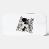 猫の飼い主のための面白い怒った猫のミーム Case-Mate iPhoneケース (裏面 (横))