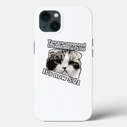 猫の飼い主のための面白い怒った猫のミーム Case-Mate iPhoneケース (裏面)