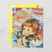 猫の飼い主の祈り ポストカード (正面/裏面)