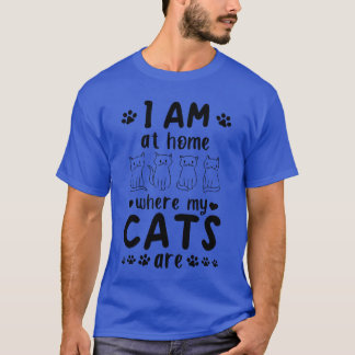 猫の飼い主は家にいて、私の猫は猫のLovである Tシャツ