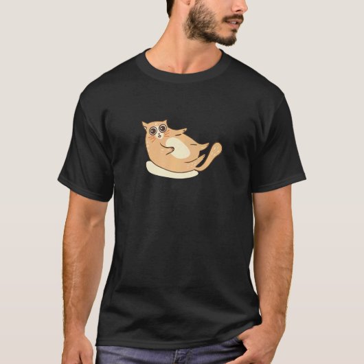 猫の飼い主ペット Tシャツ (正面)