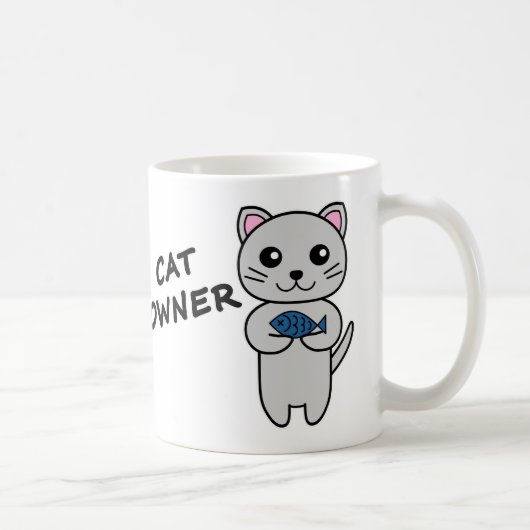 猫の飼い主様用 オリジナル コーヒーマグ コーヒーマグカップ (右)