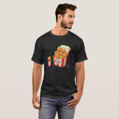 猫の飼い主 キティちゃん ナゲット フード 猫好き にゃんこ Tシャツ (正面フル)
