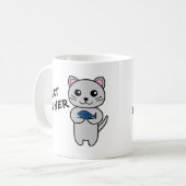猫の飼い主 コーヒーマグ コーヒーマグカップ (正面左)