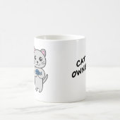 猫の飼い主 コーヒーマグ コーヒーマグカップ (中央)