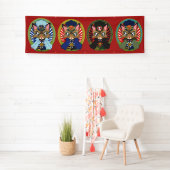 猫の駅長さん 横断幕 (インサイチュ)