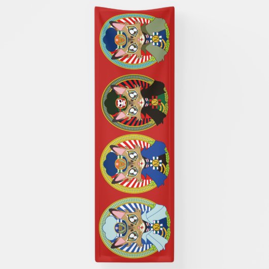 猫の駅長さん 横断幕 (縦)