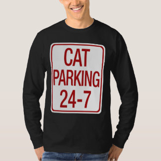 猫の駐車 Tシャツ