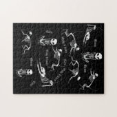 猫の骨組パズル ジグソーパズル (横)