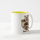 猫の髪はパーソナライズドマ気にグしない ツートーンマグカップ (正面右)