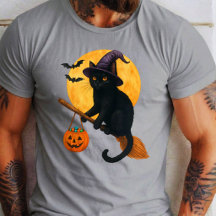 猫の魔女の帽子のかぼちゃのハロウィン