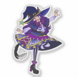 猫の魔女シール シール