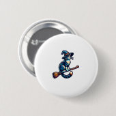 猫の魔法使い ハロウィン 魔女 ミスティカル 猫好き ハル 缶バッジ (正面&裏面)
