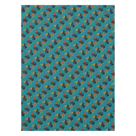 猫の魔法 テーブルクロス (正面)