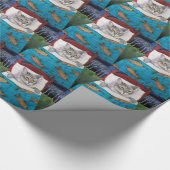 猫の魚 ラッピングペーパー (角)