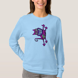 猫の魚 Tシャツ