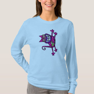 猫の魚 Tシャツ