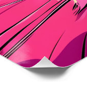 猫の鮮やかな幻想、ネオンウィスカ ポスター (コーナー)