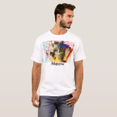 猫の鳴き声のワイシャツ Tシャツ (正面フル)