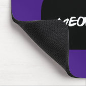 猫の鳴き声の子猫の紫色2のmousepad マウスパッド (コーナー)