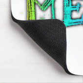 猫の鳴き声の虹 マウスパッド (コーナー)