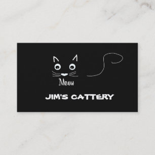 猫の鳴き声のCatteryの名刺 名刺