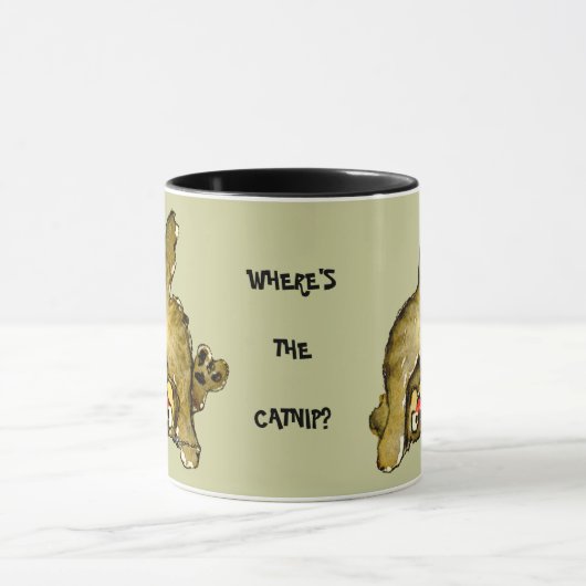 猫の鳴き声行くそれか。 漫画猫のマグ マグカップ (中央)