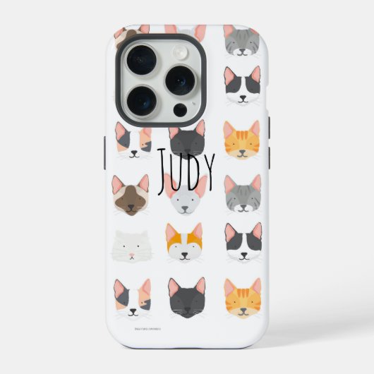 猫の鳴き声 オリジナルプリント iPhoneケース (裏面)