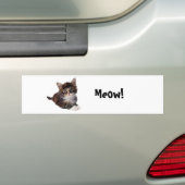猫の鳴き声! バンパーステッカー (車上)