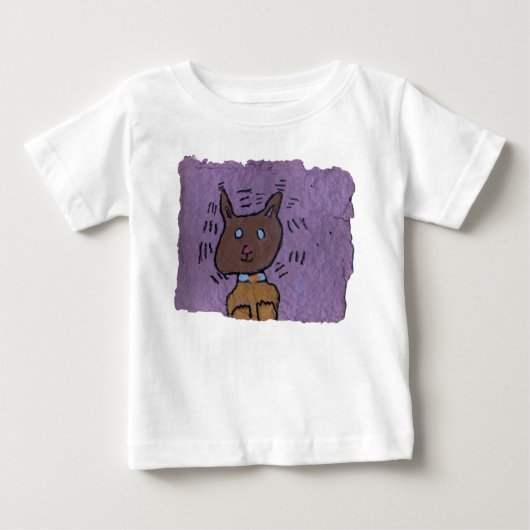 猫の鳴き声 ベビーTシャツ (正面)