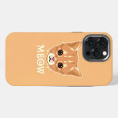 猫の鳴き声  iPhoneケース (裏面横)