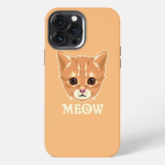 猫の鳴き声  iPhoneケース (裏面)