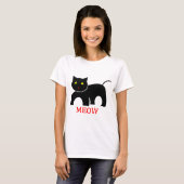 猫の鳴き声 Tシャツ (正面フル)