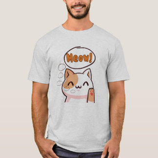 猫の鳴き声Tシャツ Tシャツ