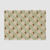 猫の鳴き声yのクリスマス、かわいくおもしろいな休日猫動物 薄葉紙 (正面)