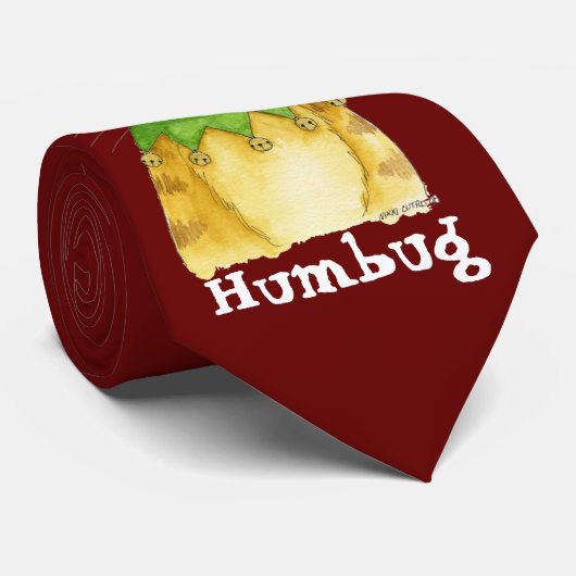 猫のBahのばかばかしいタイからのメリークリスマス ネクタイ (ロール)