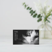 猫のblack&white-の名刺 名刺 (スタンド正面)