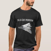 猫のF-14 Tomcat Tシャツ (正面)