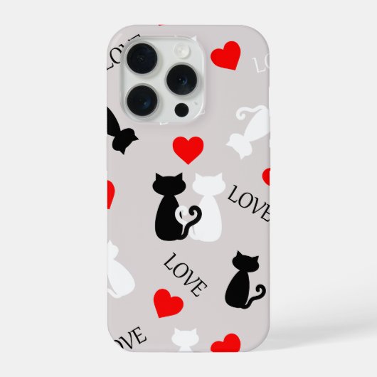 猫のiPhoneケース iPhoneケース (裏面)