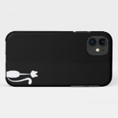 猫のIphone白い5のやっとそこに箱 Case-Mate iPhoneケース (裏面(横))