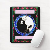 猫のnのバラ マウスパッド (マウス)