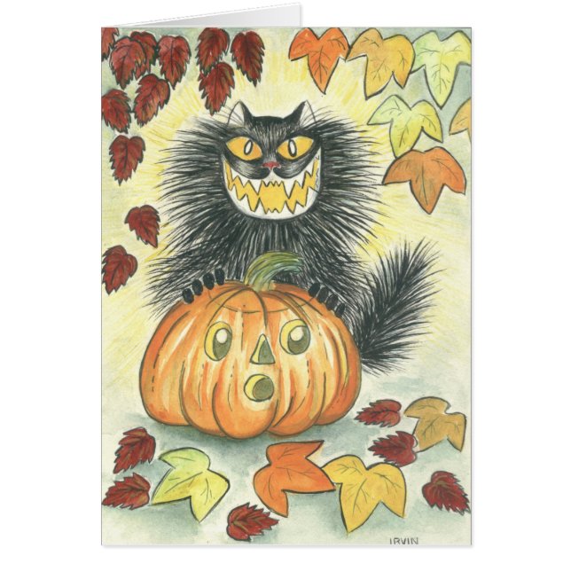 猫のOのランタン (正面)