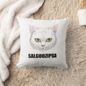 猫のSALGOOでデザインされた枕 クッション (ブランケット)