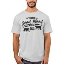猫のTシャツが今日のグッドムード